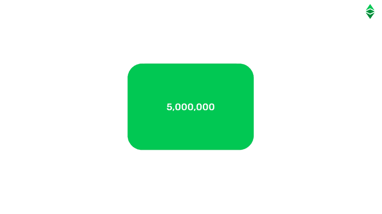 每个时代持续500万个区块 每个时代持续500万个区块